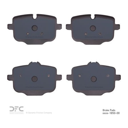 Dynamic Friction Co DFC 3000 Ceramic Brake Pads - Dynamic Friction Company 1310-1850-00 1310-1850-00